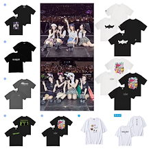 【3000円以上200円引き】100種類Maespaアルバムグッズ応援同型男女兼用服純綿ゆったりプリント下着半袖Tシャツ