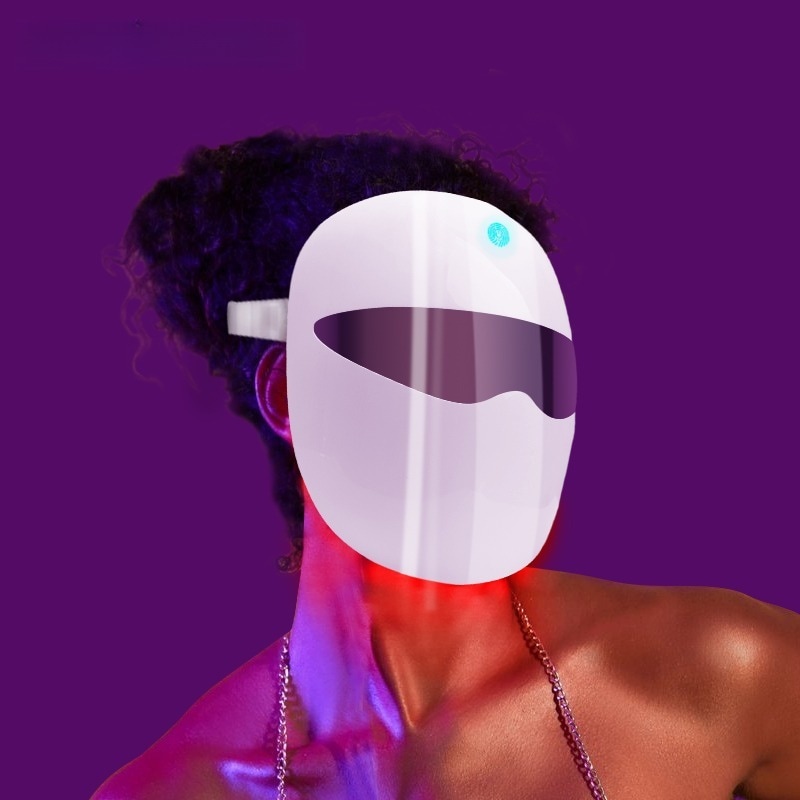 7色LED光美顔マスク ホームエステ用 光子嫩膚美容機器（美容液導入機能付き）