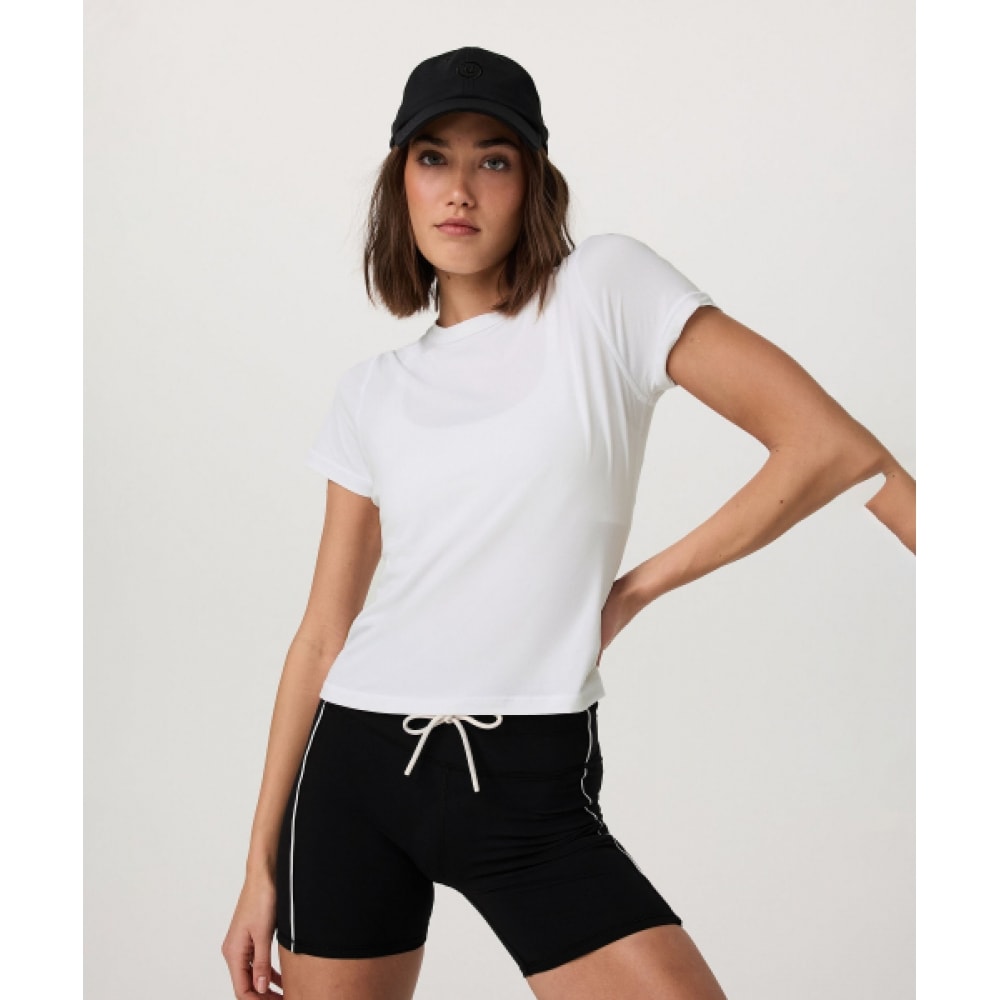 ヴオリ [レディース] ショートスリーブラックス Tシャツ_ホワイト_VR26121060