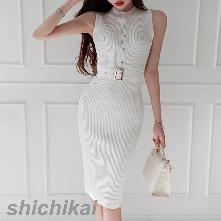 タイトワンピース お出かけワンピース 春 エレガント OLワンピース WILLS ワンピース 新品入荷 きれいめ ニットワンピース 膝丈ワンピース THOM 食事会 可愛い オフィスカジュアルワンピー
