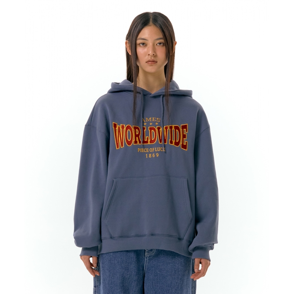 エイムズワールドワイドワールドワイドフーディーネイビー