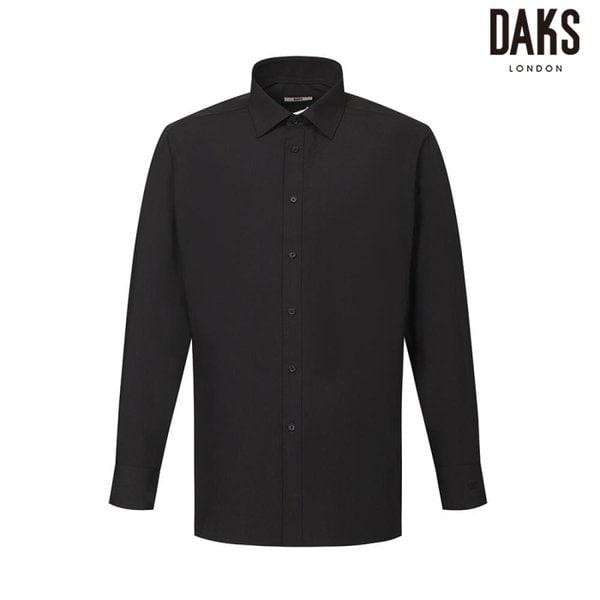 男性ポリ100ノーケアソリッドレギュラーフィットドレスシャツ(DMS1SHDL105K1)