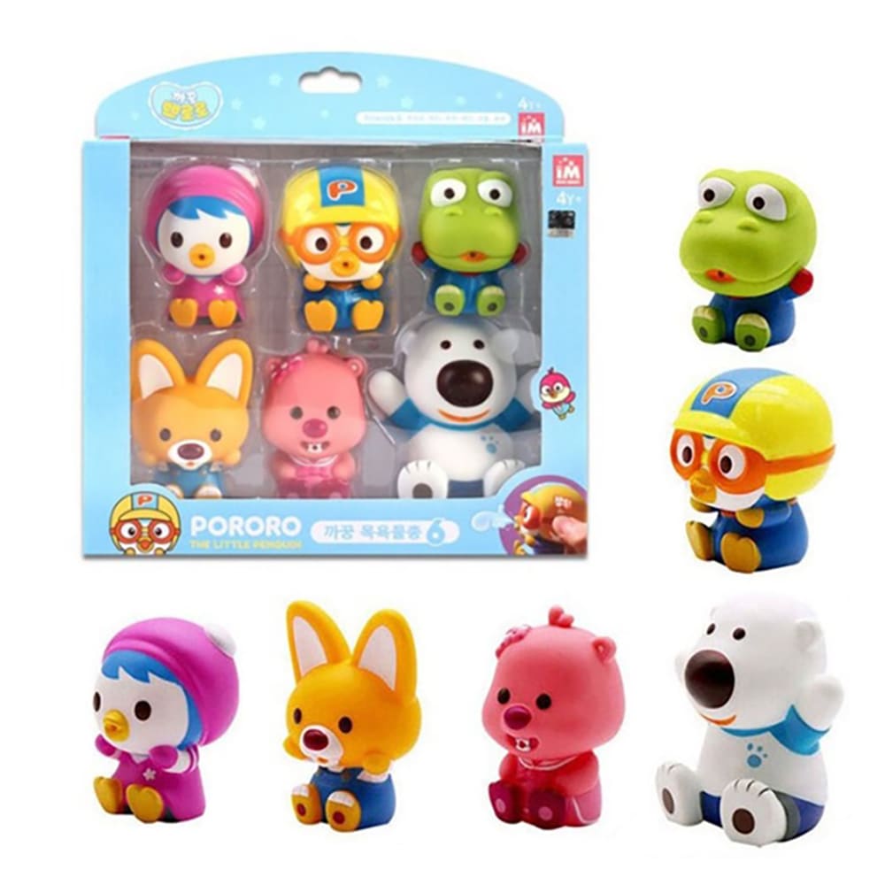 ポロロ子供用 お風呂 おもちゃ 水鉄砲セット 6種キャラクター入り バスタイム楽しい 知育玩具 4,835円