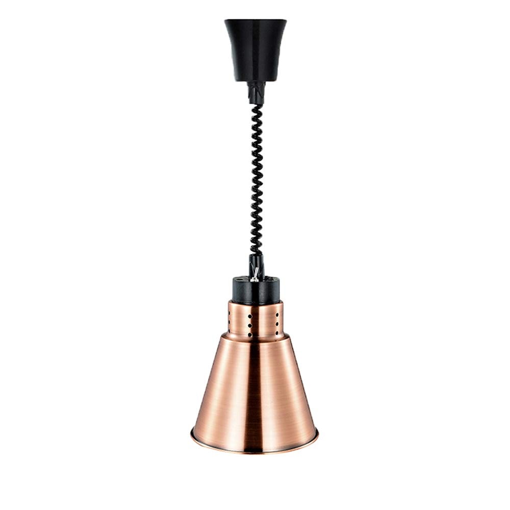 MXBOAHENGランプウォーマー ヒートランプウォーマー 口径19cmヒートランプ pse認証 伸縮60-180cmフードウォーマー保温型 卓上食べ物加熱灯 ビュッフェ 食べ放題 レストラン ライト