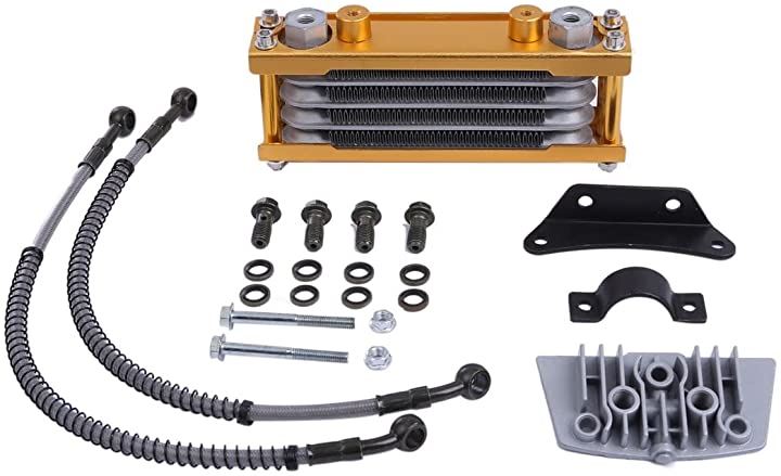 ホンダ 用 オイルクーラー キット 4段タイプ(イエロー)パーツ
