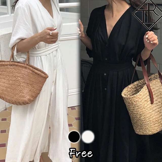 ２点で13o円OFF！【即納】ワンピース レディース ひざ丈 ワンピース カジュアル 七分袖 大きいサイズ 春 夏 ワンピ マキシ丈 フレア 綿100％ Vネック 体型カバー 二の腕カバー 上品 きれ