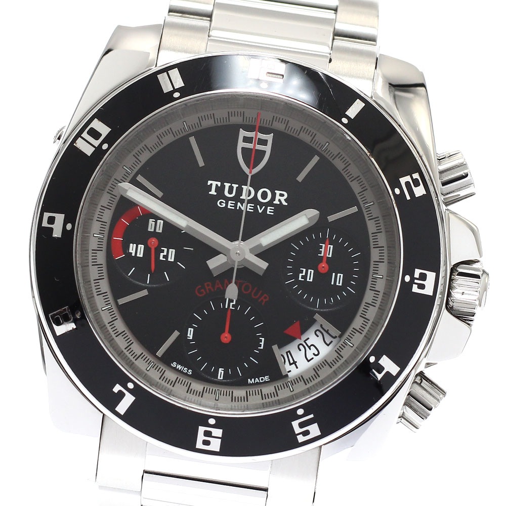 訳あり チュードル TUDOR 20350 グランツアー クロノ デイト 自動巻き メンズ _935298【中古】