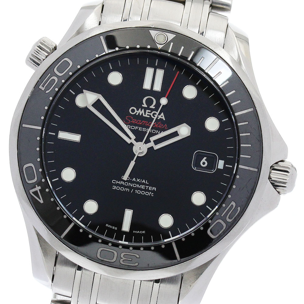 オメガ OMEGA 212.30.41.20.01.002 シーマスター300 コーアクシャル デイト 自動巻き メンズ _888173【中古】