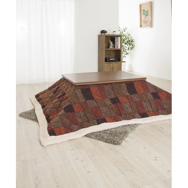 コタツ布団 オレンジ KK-133OR チェック 190190