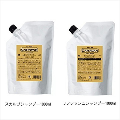 【選択可】デミ キャラバン スカルプシャンプー 1000ml / リフレッシュシャンプー1000mlDEMI メンズ スキャルプシャンプー 詰替え リフィル 大容量 BC-T