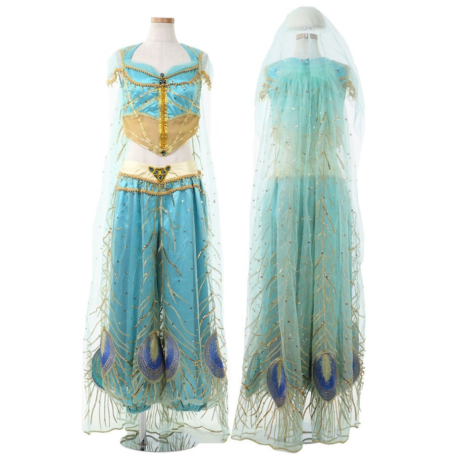 仮装 ハロウィン コスプレ 王女 アラビアン レディース コスチューム 衣装 プリンセス ジャスミン スーツ ハロウィン 2024年新作入荷コスプレ