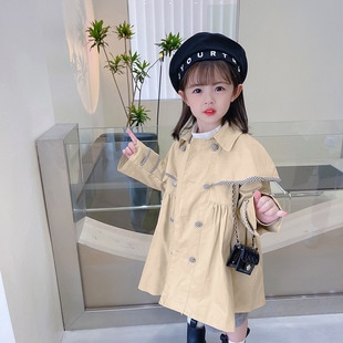キッズ服 春秋 女の子 コート 69％以上節約 90-160cm適用 トレンチコート 韓国ファッション子供服 上質で快適 可愛い