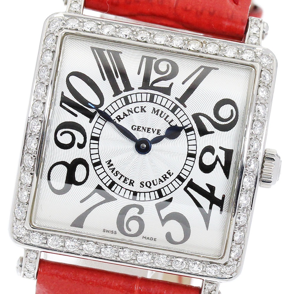 フランクミュラー FRANCK MULLER 6002LQZV マスタースクエア アフターダイヤ クォーツ レディース _889800【中古】