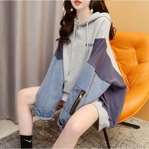 秋冬服 韓国 ファッション トップス パーカーレディース 大人 ナチュラル 体型カバー オ バレンタイン プレゼント