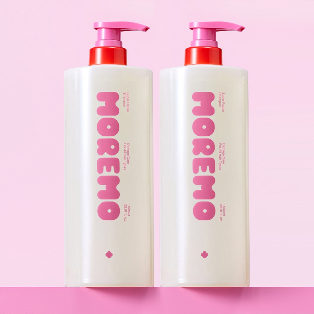モレモ スーパーリペア シャンプー ケラチン タンパク質 ナリシング シリコンフリー ダブルセット 1000ml 2個