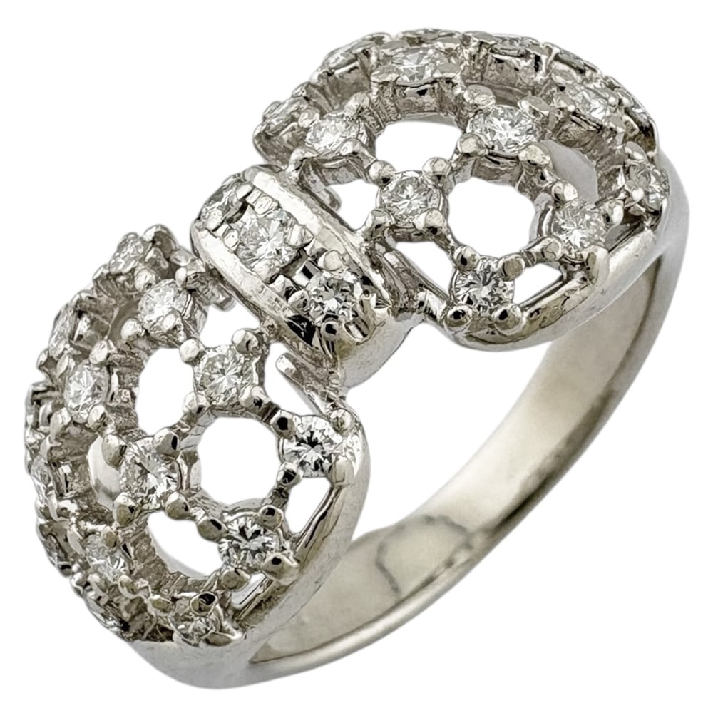 タサキ リング 指輪 12号 Pt900プラチナ ダイヤモンド TASAKI 中古 美品