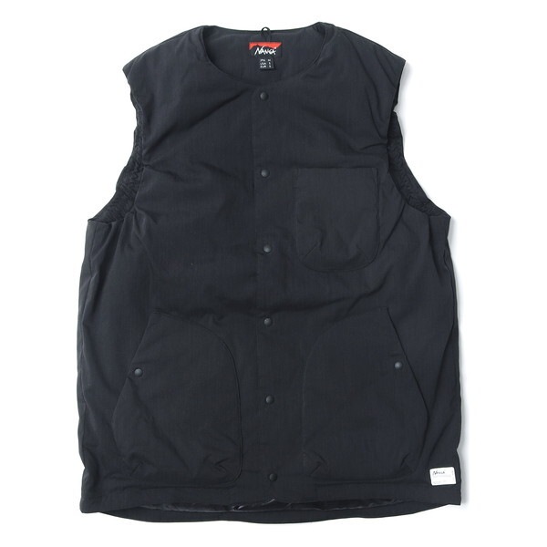 ナンガ ヒノック リップストップ インナーダウン ベスト HINOC RIPSTOP INNER DOWN VEST BLK L ND2441-1N304-A N0001914