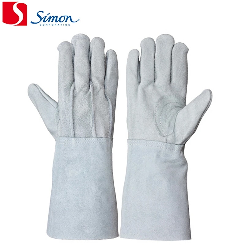 作業用手袋 牛床革 シモン simon 107AK袖17cm 10双セット