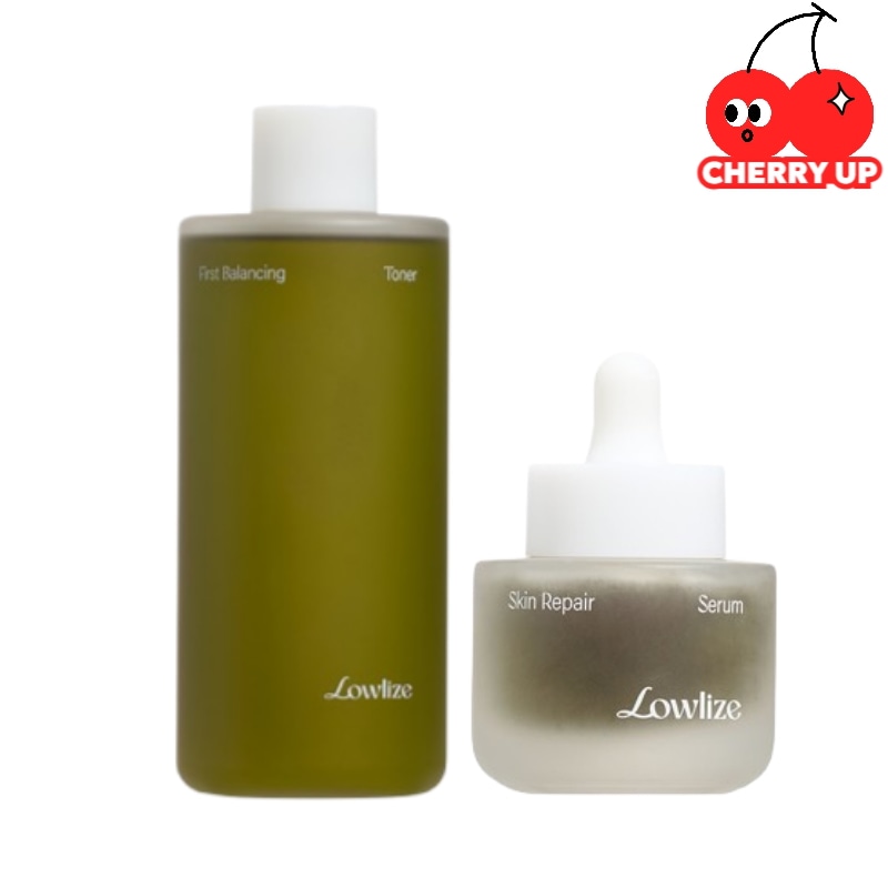 【best2セット】ロウライズ ファーストバランシングトナー 400ml ＋ スキンリペアセラム 30ml セット敏感肌 保湿 鎮静 低刺激 水分レイヤー 角質ケア 透明感 肌荒れ 乾燥対策 バリア強