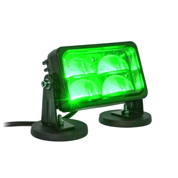 フォークリフトセーフティサークルライト高輝度20Wモデル LED緑 FRKLEDSBK-GN