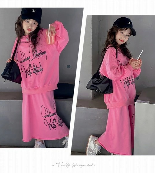セルス プロモーションキッズ 子供服 スウェット 上下セット セットアップ トレーナー スカート