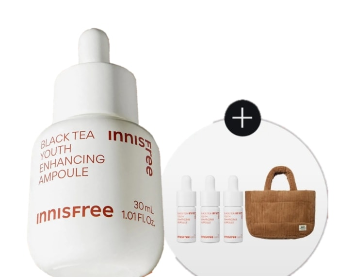 ブラックティーインハンシングアンプル30ml( + Leeコーデュロイウィンターバッグ + ブラックティーアンプル21ml )