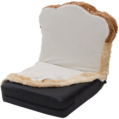 他サイト： CELLUTANE 食パン 座椅子 日本製 一人掛け DPN1a-359WH+PN1-92BK メーカー直送の商品画像