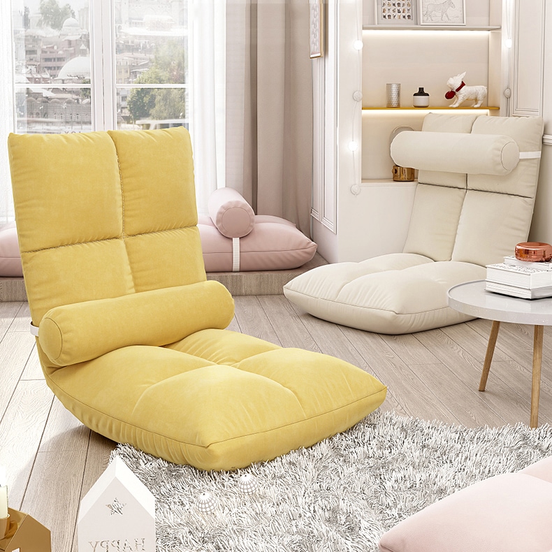 ビーズクッション クッション ビーズソファー ソファー 折りたたみ 背もたれ付き 洗える 暖かい