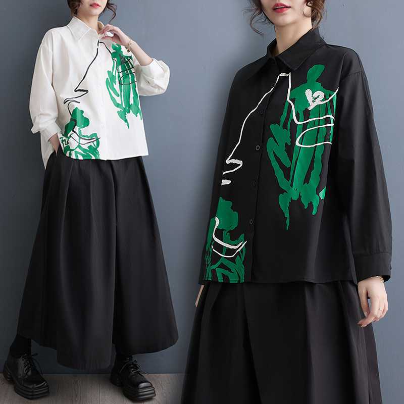 作ブラウス夏2025春古風ブラウスチャイナ大きいサイズレディースシャツドッキング中華風