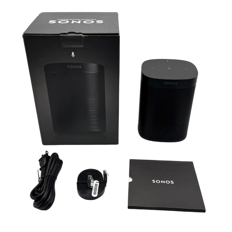 【中古 動作確認済】 Sonos One ソノス ワン Wireless Speaker ONEG2JP1BLK
