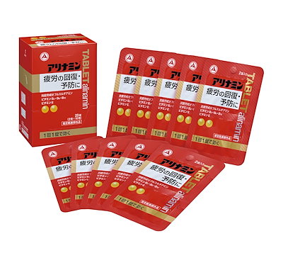 他サイト： アリナミン錠 2錠ｘ10包 【指定医薬部外品】 疲労の回復予防 身体抵抗力の維持改善 携帯に便利の商品画像