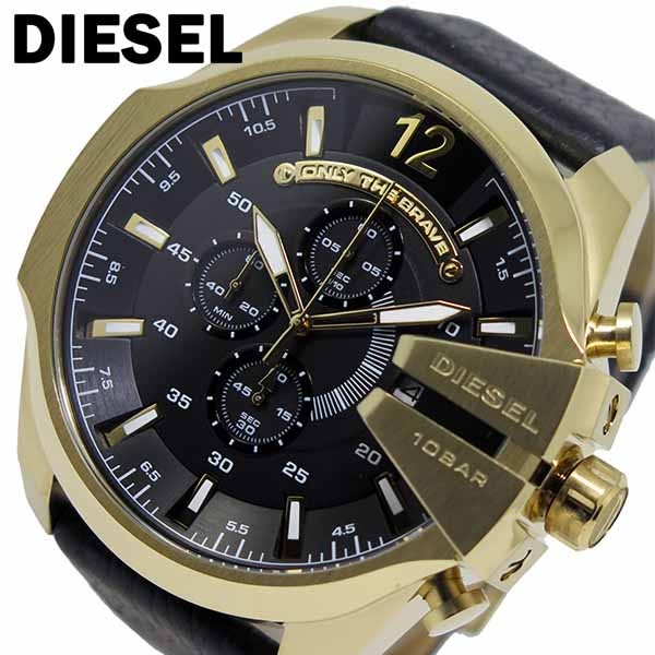 腕時計 メガチーフ メンズ クオーツ クロノ 腕時計 DZ4344 ブラック 28,600円