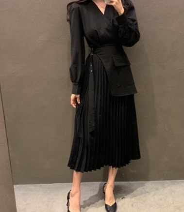 フェミニン無地シャツロングワンピース ワンピース ロング丈 袖あり 長袖 個性的 存在感 綿 爽やか スタイル 可愛い きれいめ シンプル カジュアル 上品 おしゃれ かっこいい