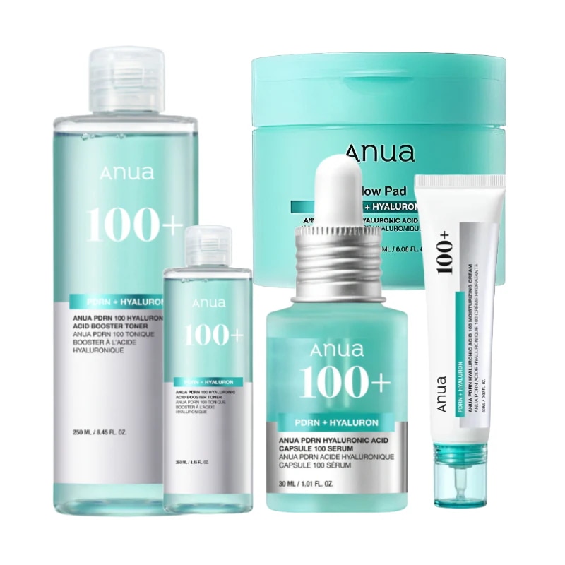 【3種セット】PDRN100ヒアルロン酸ブースタートナー 250ml + 40ml + PDRN ヒアルロン酸カプセル100 セラム 50ml + クリーム 10ml