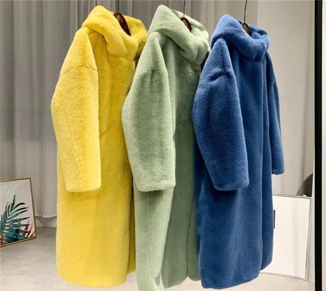 コート 2025 初入荷 欲しかった商品 韓国ファッション 水のベルベット 中長セクション 毛皮 女性用 厚手 暖かい カジュアル 百掛け