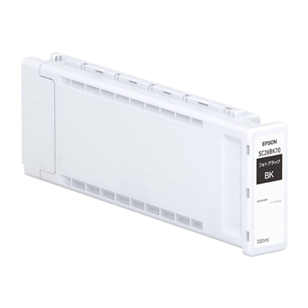 純正 インクカートリッジ フォトブラック 700ml SC26BK70