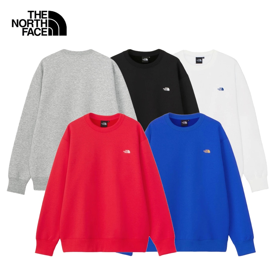 THE NORTH FACE ノースフェイス SMALL LOGO HEATHER SWEAT CREW スモールロゴヘザースウェットクルー プルオーバー トレーナー NT62337