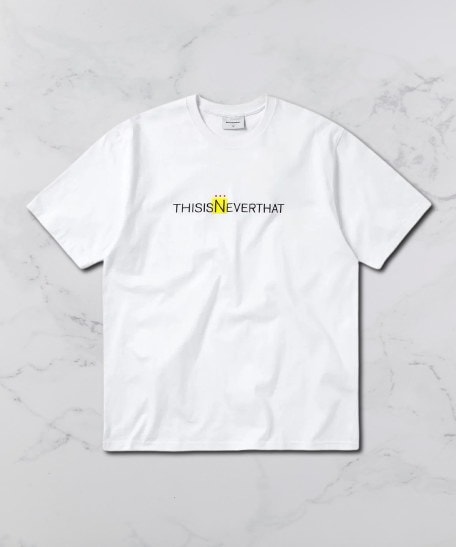 【ディスイズネバーザット】★Onyx Logo Tシャツ★ Qoo10 ディスイズネバーザット ONYX LOGO TEE ロゴ 半袖