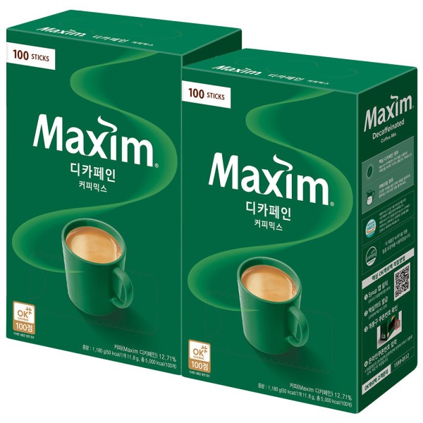 マキシム デカフェ コーヒーミックス 100T+100T (贈呈品なくなり次第贈呈終了)