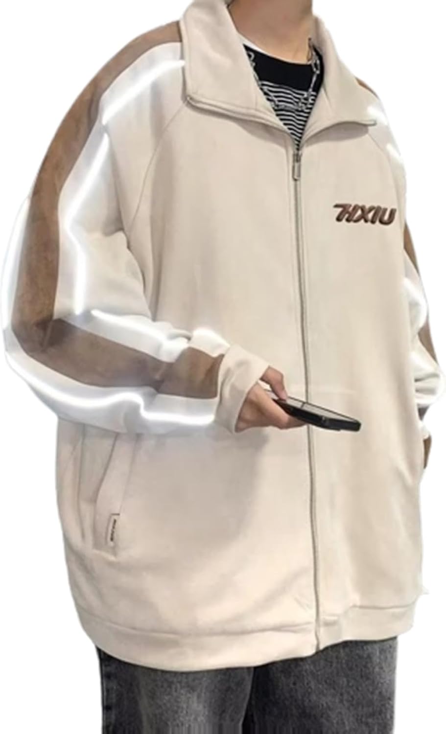 ジャケット メンズ アウター おしゃれ スエード 防風防寒 スタジャン 男性用 カジュアル ジャンパー アウトドア ファッション 長袖 秋服 ブルゾン スタジアムジャンパー 大きいサイズ