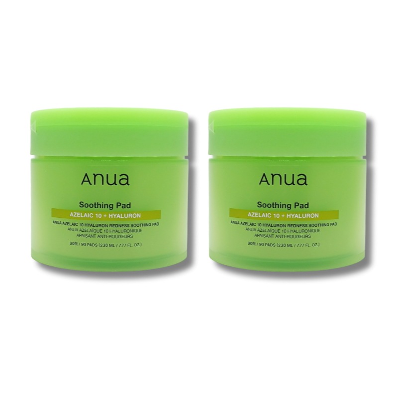 【1+1】 アゼライン酸10％＋ヒアルロン酸 スージングパッド (90枚 + 90枚)
