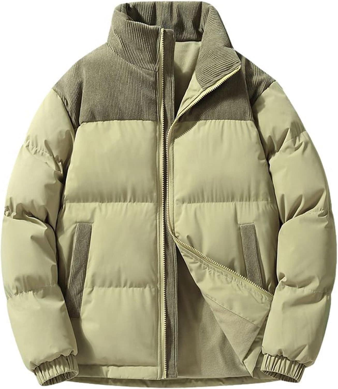 秋冬 保温ジャケット 防風トップス メンズ レディース 立ち襟 中綿入り 分厚い ダウン ファッション 大きめ ポケットあり 20代 30代 カジュアル お誕生日プレゼント アウター