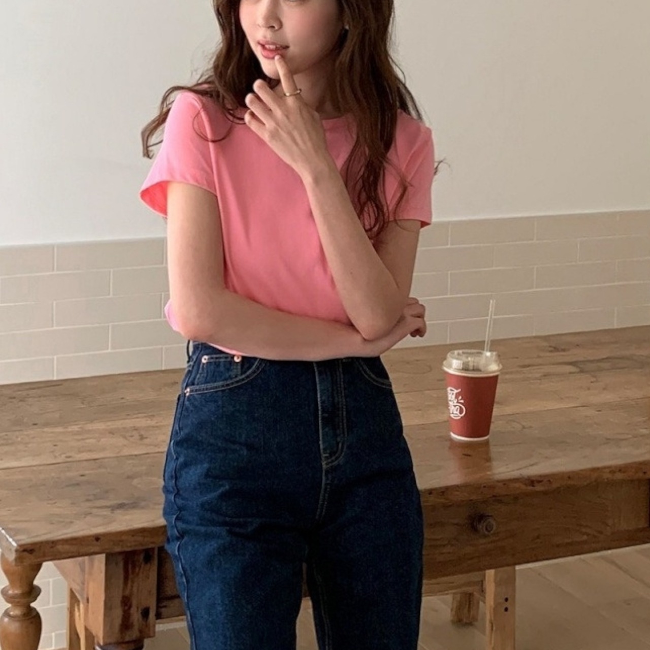 トップス Tシャツ カットソー 半袖 ラウンドネック ストレート シンプル カジュアル 大人 かっこいい 大人可愛い 大人女子 こなれ感 ラフ ボーイッシュ スポーティー クール 抜け感 無地 春 夏