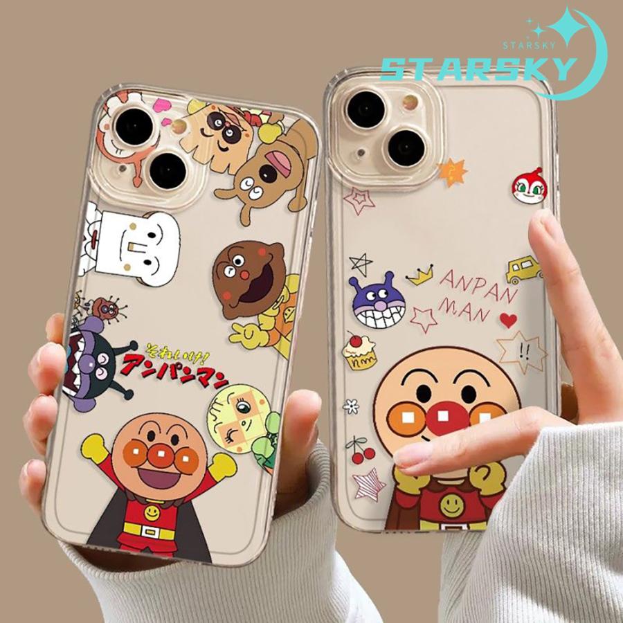 団体購入8件アンパンマン　iphoneケース スマホケース 透明　レンズ保護 iPhone15ProMax 携帯電話ケース 多機種対応 かわいい 誕生日 プレゼント ギフト