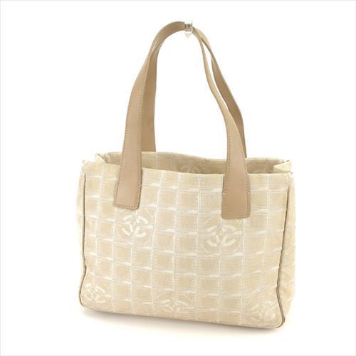 トートバッグ ショルダーバッグ ニュートラベルライン トートPM ベージュ 中古