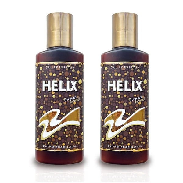 カリフォルニアタン ヒーリックスX サンオイル 130ml 2本セット HELIX 日焼けオイル 日焼け用ローション タンニングローション 黒