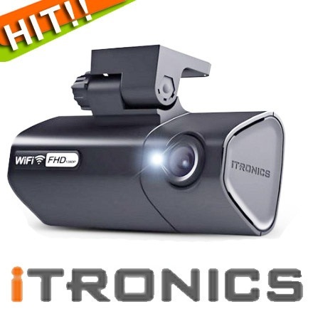 ITRONICS iPass Black ITB-100SPWスマートWiFi FullHD車載用レコーダーCAR Black Box