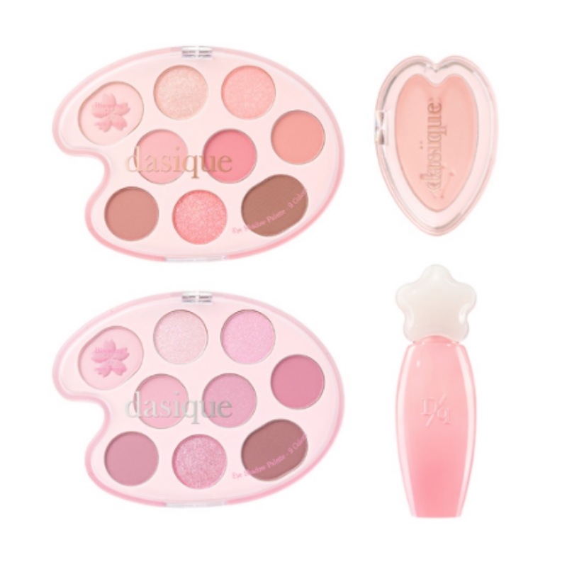 【正規品扱い店】【ピンクブロッサムSET】 パレット+シングルシャドー+リップグロス/コスメ/韓国 コスメ/チーク