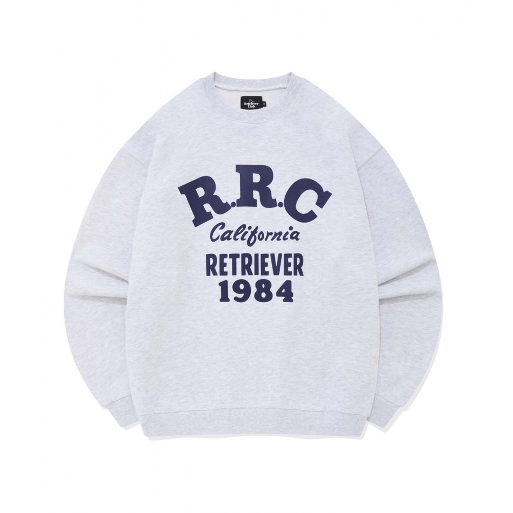 RETRIEVER CLUB 4ラインアーチクルーネック [メランジグレー]