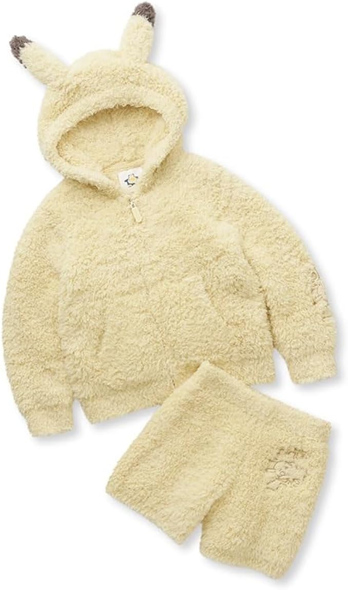 ジェラートピケ ジェラピケ ピカチュウ パーカー ショートパンツ セット キッズ